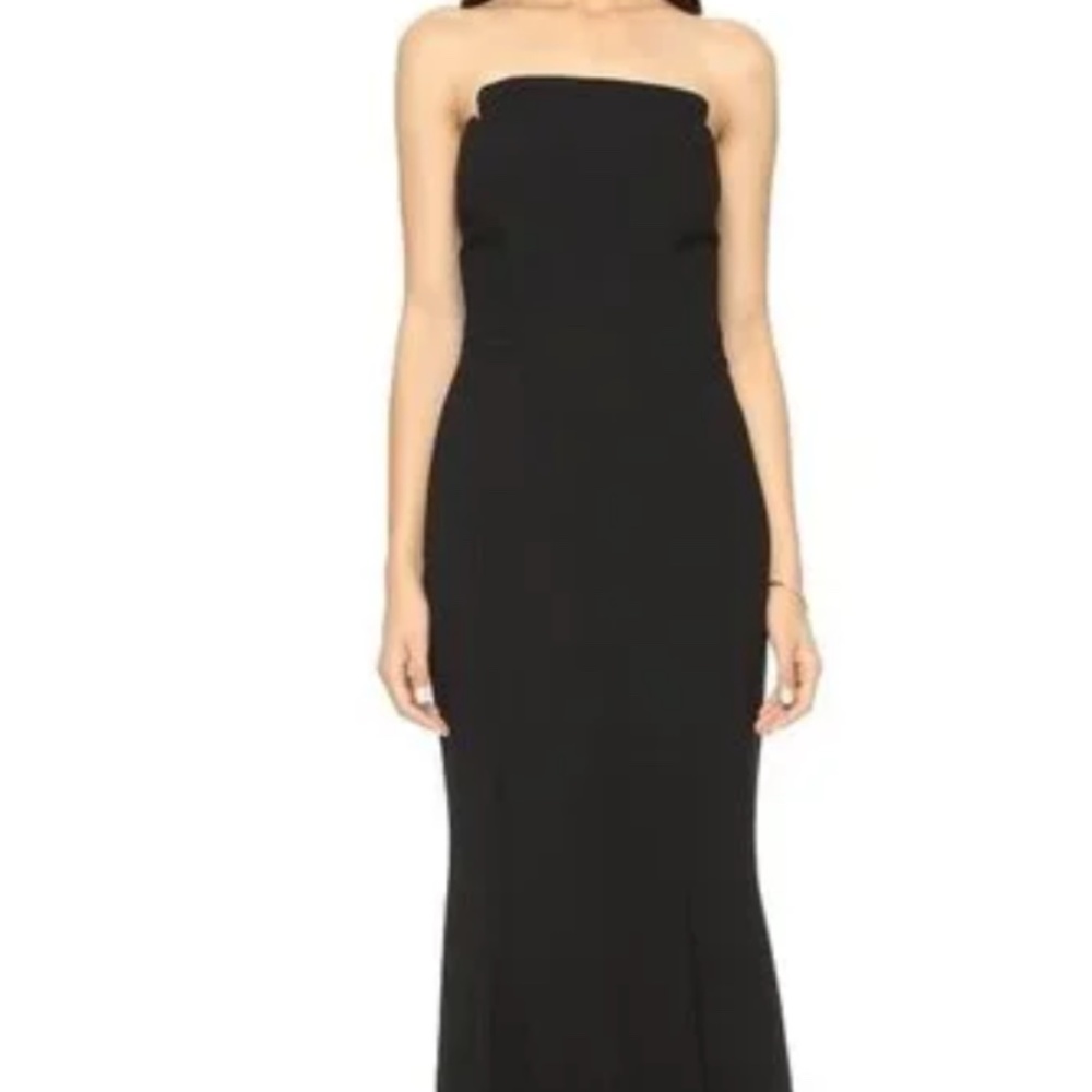 JILL STUART Black Strapless Formal prom Dress Size 12